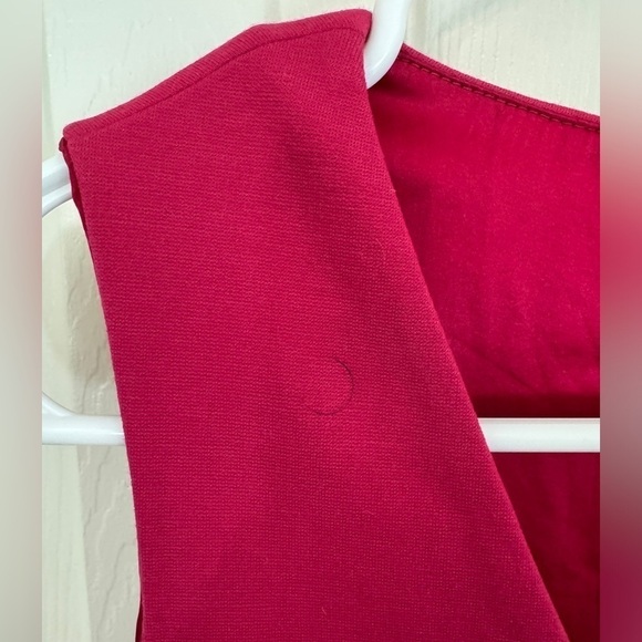 Diane Von Furstenberg Womens V-Neck Fit & Flare Dress Barbiecore Pink Women’s 2 - Picture 5 of 15